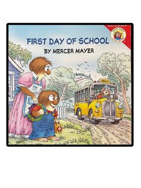 BUNDLE & SAVE🎉Little Critter FIRST DAY OF SCHOOL flap book by Mercer Mayer